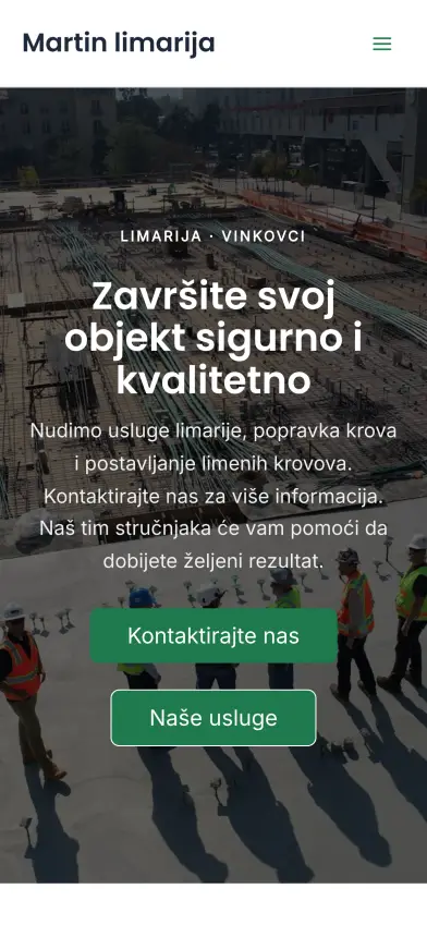 Martin limarija — ista stranica na mobitelu
